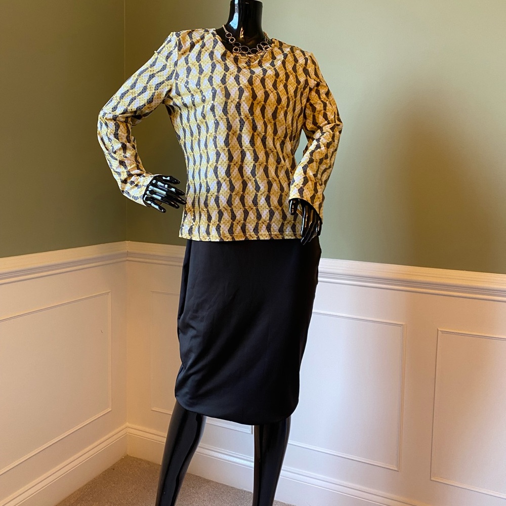 Ideology Pattern Blouse - image 2